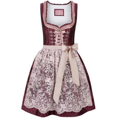 Afbeelding van Stockerpoint Dirndl Rosalinde, bordeaux, 30 NL