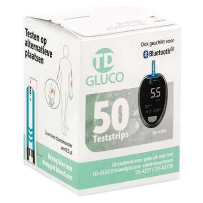 Afbeelding van Ht One Td Gluco Teststrip