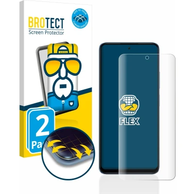 Afbeelding van BROTECT Screenprotector voor Xiaomi Redmi Note 12 Folie Beschermfolie transparant volledig dekking (2 Stuks)