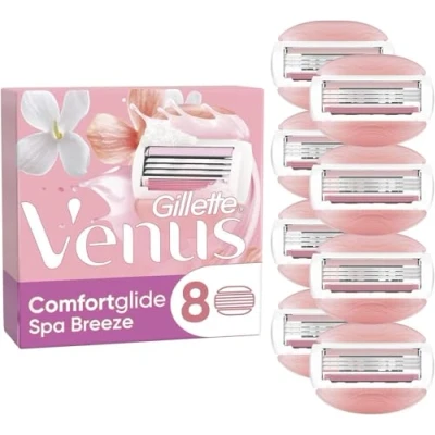 Afbeelding van Gillette Venus ComfortGlide Spa Breeze Scheermesjes 8 stuks