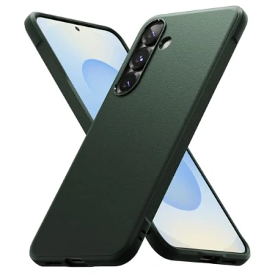 Afbeelding van Ringke Onyx Case Compatibel met Samsung S25 Hoesje Flexibele Behuizing Matte Textuur Duurzaam Schokbestendig Hoes voor Galaxy Cover Dark Green