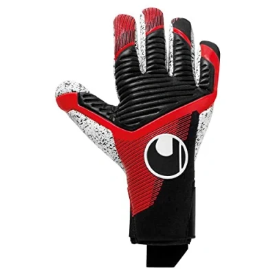 Afbeelding van uhlsport Powerline Supergrip+ Finger Surround voetbal keepershandschoenen voetbalhandschoenen Unisex Volwassenen en Kinderen met nieuwe lijmschuimformule maximaal gripoppervlak