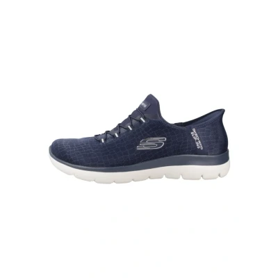 Afbeelding van Skechers Handenvrije instappers voor dames, Summits Classy Night, marine/Zilver, 39.5 EU