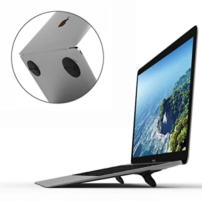 Afbeelding van CQTECH Laptop Stand voor Bureau Onzichtbare Opvouwbare Draagbare Riser Macbook, MacBook Pro, Air, Dell, HP &amp; Tablets Notebook tot 17 inch