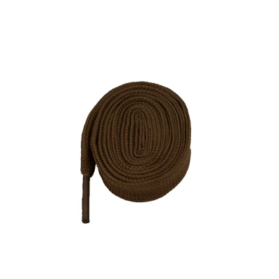 Afbeelding van Feterz Sneakerveters Platte schoenveter bruin 140cm 10 mm breed