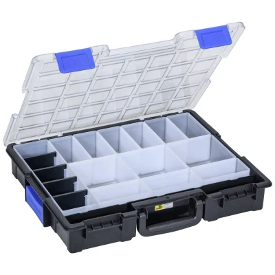 Afbeelding van Allit EuroPlus Pro K44.76/19 Sortimentssuitcase (L x B H) 440 355 76mm Anzahl Fächer: 17 Inhalt