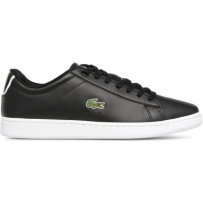 Afbeelding van Lacoste Carnaby Evo BL 1 SMA Heren Sneakers Zwart Maat 41