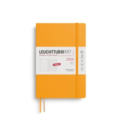 Afbeelding van Leuchtturm1917 Weekly Planner&amp;Notebook B6+ Medium 12 maanden 2026 Softcover Rising Sun