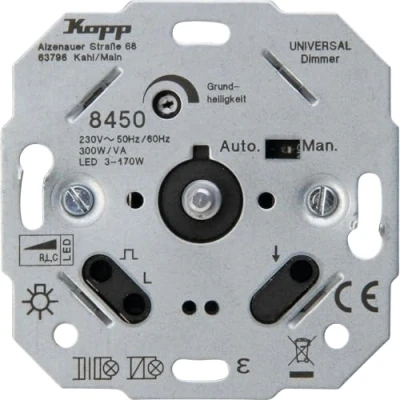 Afbeelding van Kopp dimmer TechnikCenter LED druk RLC 3 170W