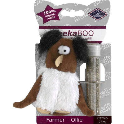 Afbeelding van D&amp;d Home Speelgoed Voor Dieren Kat Farmer Ollie 10cm 25ml 1st