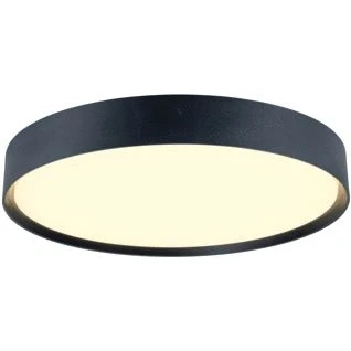 Afbeelding van Slv decona wand en plafondopbouwarmaturen rond 2700 3000k 23w phase zwart 1008582