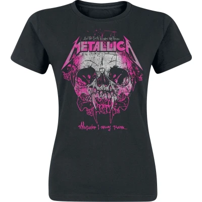 Afbeelding van Metallica Wherever I May Roam Dames T shirt zwart L