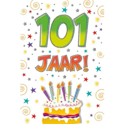 Afbeelding van Kaart That funny age 101 jaar AT1050