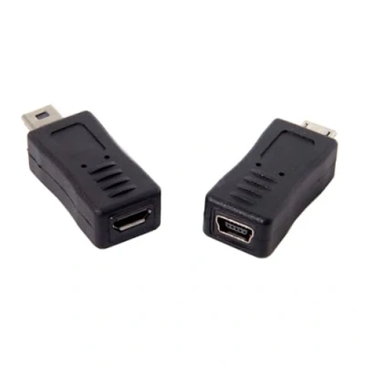 Afbeelding van CY Micro USB 2.0 adapter 5Pin 90 graden haakse man vrouw verlengingsadapter