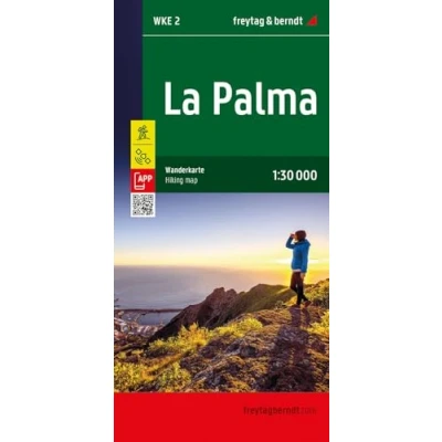 Afbeelding van La Palma, Wanderkarte 1:30.000, freytag &amp; berndt