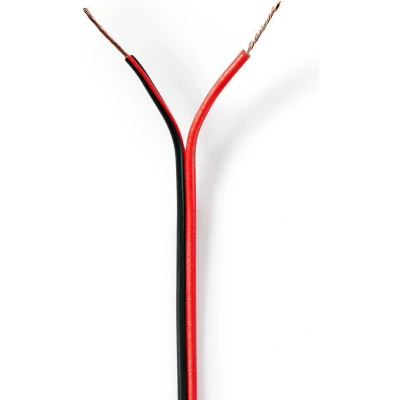 Afbeelding van Luidsprekerkabel op rol 100 meter (0.5 mm², Zwart)