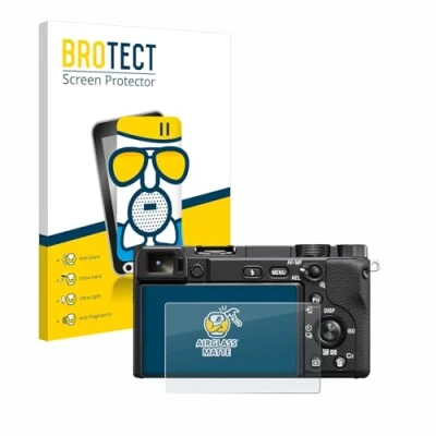 Afbeelding van BROTECT Screenprotector voor Sony Alpha 6100A Folie Beschermfolie Beschermglas matte
