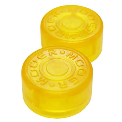 Afbeelding van Mooer Candy Footswitch Topper Yellow (set van 5)