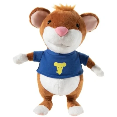 Afbeelding van HEUNEC 589773 Leo Lausemaus/Tip The Mouse stoffen speelgoed voor baby&#039;s, blauw