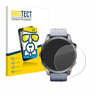 Afbeelding van BROTECT Screenprotector voor Garmin Fenix 7S (42 mm) Folie Beschermfolie Beschermglas transparant