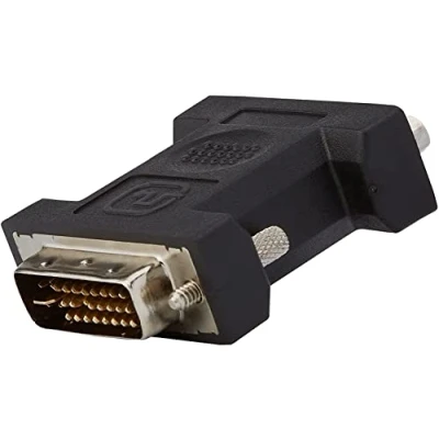 Afbeelding van PremiumCord DVI naar VGA adapter, I stekker (24+5) aansluiting (15 polig), vernikkeld, kleur zwart, kpdva 1