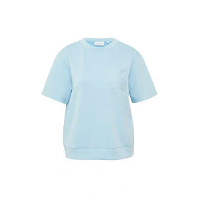 Afbeelding van comma casual identity KURZÄRMELIGES Tshirt basic, Dames, Maat: 38, Hellblau