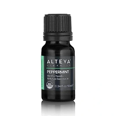 Afbeelding van Alteya Organic pepermuntolie (Mentha Piperita) 10 ml 100% USDA gecertificeerde biologische pure natuurlijke pepermunt etherische olie