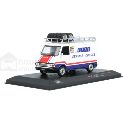 Afbeelding van Fiat 242 France Service Course with roof Rack