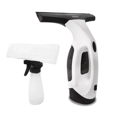 Afbeelding van Tomado TWC3701W Ruitenreiniger Elektrische raamwisser 28 cm breed Tot wel 100 m2 Oplaadbaar Incl. inwasser