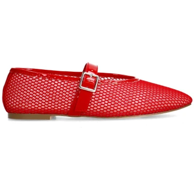 Afbeelding van sacha Ballerina&#039;s met enkelbandjes, Dames, Maat: 39, Red Schoenen