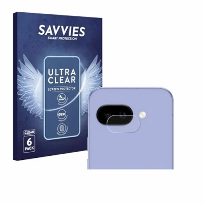 Afbeelding van Savvies Screenprotector voor Google Pixel 9a (ALLEEN Camera Lens) Folie Beschermfolie transparant (6 Stuks)