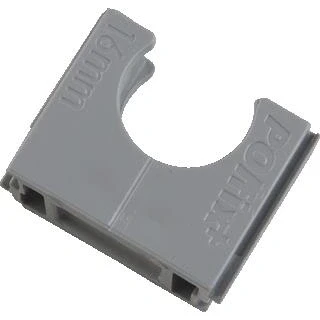 Afbeelding van Pipelife polfix kabelbuisklem 19mm klem kunststof grijs 100 stuks 1196900841