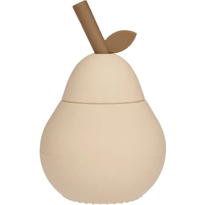 Afbeelding van OYOY Pear Drinkfles Siliconen Vanilla