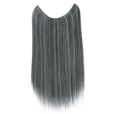 Afbeelding van CAISHA by PCAISHA 50cm 1 Inslagverlenging Met Elastische Band Haarverlenging Haarstukje Glad Hittebestendig Grijs Mix E110