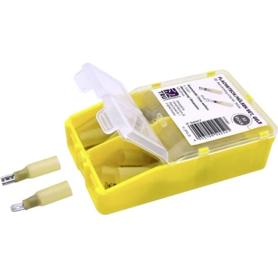 Afbeelding van TRU COMPONENTS TC 6646708 knelverbindingssortiment 4 mm² 6 geel 60 st.