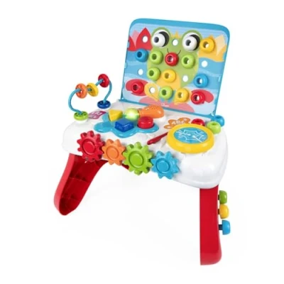Afbeelding van Chicco Speeltafel Art &amp;Craft, tweetalige multifunctionele bank, leerspel, met elektronische activiteiten, interactieve tafel, handmatige werkbank voor kleuterschool, 10 m 4 jaar