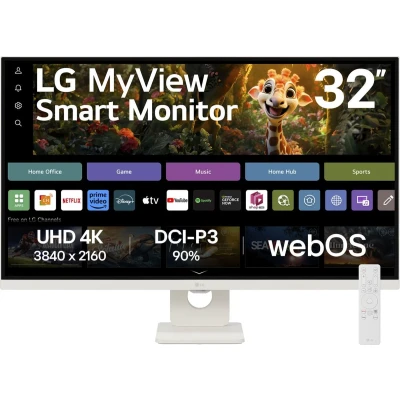 Afbeelding van LG Myview Smart Monitor 32sr73u w 31.5 Inch 3840 X 2160 (ultra Hd) Va paneel