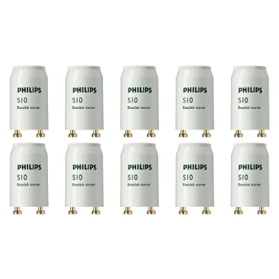 Afbeelding van Philips 10x S10 Ecoclick Starter voor Fluorescerende buis 4 65 Watt, 2G10, W