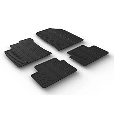 Afbeelding van Gledring Rubbermatten passend voor Kia Cee&#039;d HB 5 deurs/SW 6/2018 &amp; XCee&#039;d 6/2019 Pro 2018 (T profiel 4 delig + montageclips)