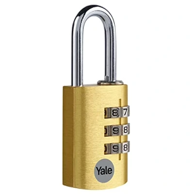 Afbeelding van Yale YE3CB/28/126/GO combinatieslot, zwart, 28 mm, YE3CB