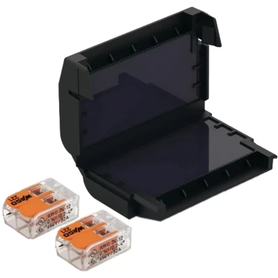 Afbeelding van CellPack 407860 EASY PROTECT/222 Gelbox voor verbindingsklemmen Flexibel: 0.2 4 mm² Massief: 1 stuk(s) Zwart