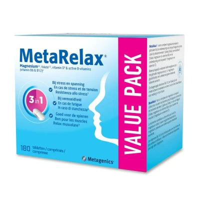 Afbeelding van Gratis Verzending: 2x Metagenics MetaRelax 180 tabletten