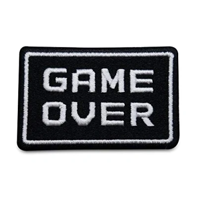 Afbeelding van Game over strijkapplicaties om op te strijken, patch, opstrijkmotieven Finally Home