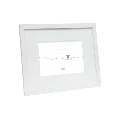 Afbeelding van Deknudt Frames fotolijst S67KS1 P1 wit passe partout foto 13x18
