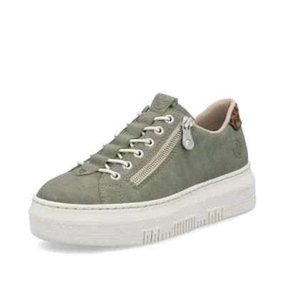 Afbeelding van Rieker Sneakers laag Schilf leonuss, Dames, Maat: 39, leo nuss Kunststof