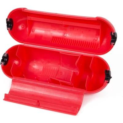 Afbeelding van Benson Stekkersafe Veiligheidsbox voor Schuko Stekkerverbindingen Rood