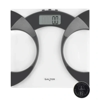 Afbeelding van Salter Analyser Weegschaal Digitale Voor Lichaamsgewicht, Lichaamsvet/Water, BMI, Ultra Dunne Glazen Platform, 4 Gebruikersgeheugen, Tapijtvoeten,Capaciteit van 160 kg