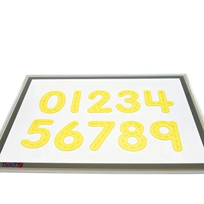 Afbeelding van Tickit SILISHAPES TRACE NUMBERS YELLOW
