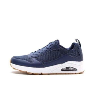 Afbeelding van Skechers Uno Fastime sneakers blauw Imitatieleer Heren Maat 40