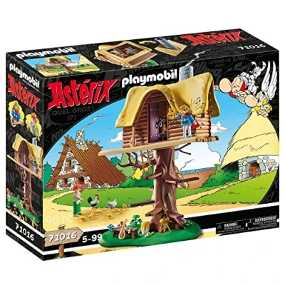 Afbeelding van Playmobil 71016 Asterix: Kakofonix met boomhut